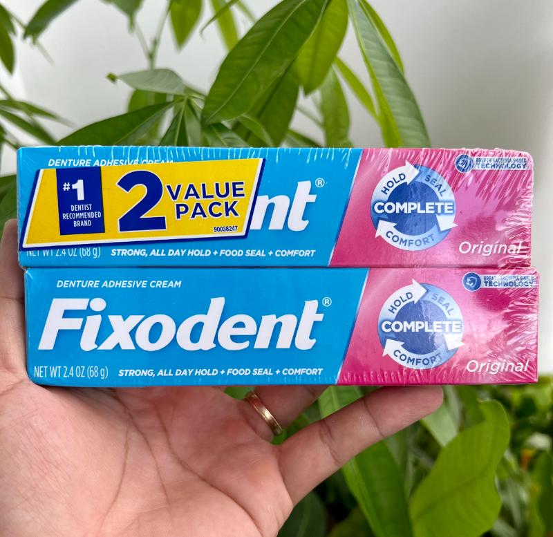 Keo dán răng Fixodent trên thị trường Việt Nam