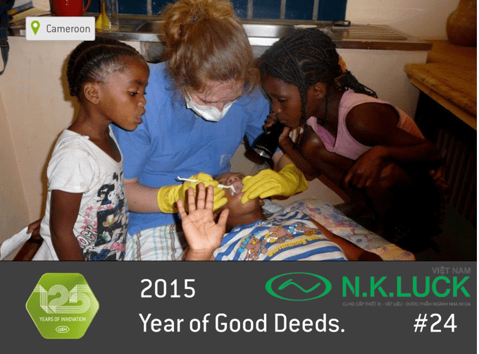 Kết hợp với một Phòng Khám Nha Khoa ở Cameroon để cung cấp cho các nha sĩ có tầm nhìn tốt hơn khi khám chữa bệnh.