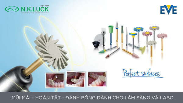 Bột đánh bóng không cần thiết khi sử dụng EVE