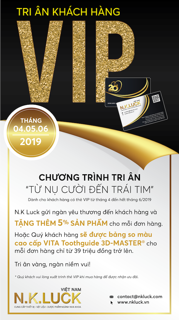 Chương Trình Tri Ân TỪ NỤ CƯỜI ĐẾN TRÁI TIM - Dành cho khách hàng có VIP Card