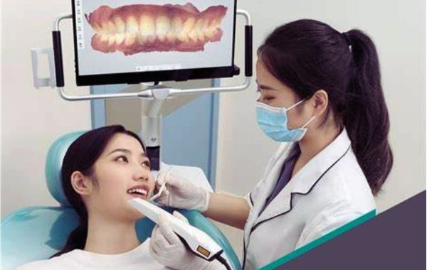 Dùng máy quét kỹ thuật để lấy dấu răng trong phục hình răng CAD/ CAM